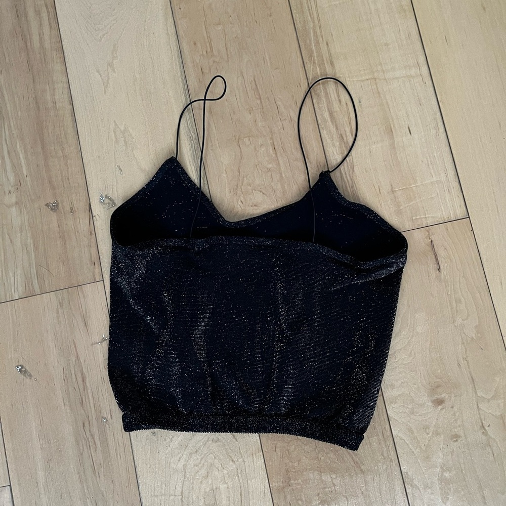 Free people sparkly cami tank (fits M/L)